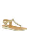 Parex Women's Flat Sandals Anatomic in Beige Color