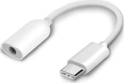 Xiaomi Convertor USB-C masculin în 3.5mm feminin Alb