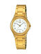 Casio Uhr mit Gold Metallarmband