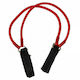 Olympus Sport Elastic Two Band 20Kg Resistance Band Gymtube with Handles Red 0.6m