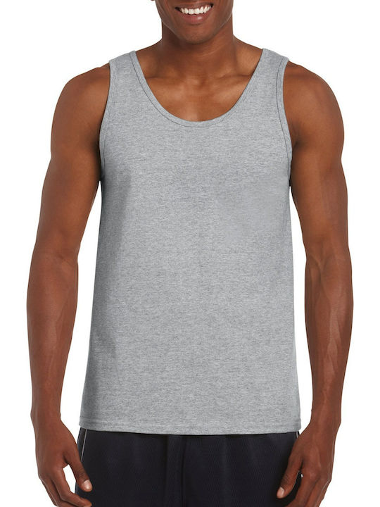 Gildan Softstyle 64200 Men's Sleeveless Promotional Blouse Sport Grey