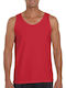 Gildan Softstyle 64200 Men's Sleeveless Promotional Blouse Red