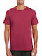 Gildan Softstyle 64000 Men's Short Sleeve Promotional T-Shirt Antique Cherry Red