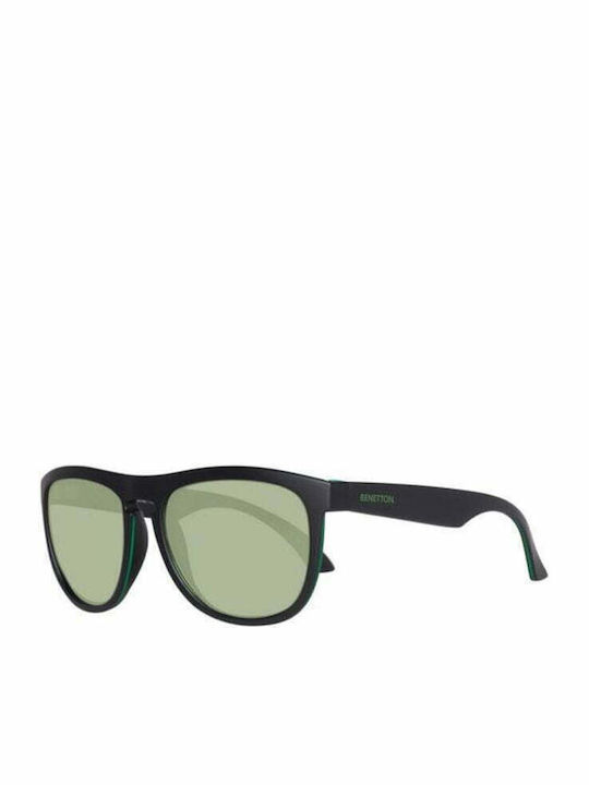 Benetton Men's Sunglasses with Black Acetate Fr...