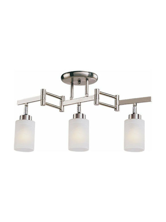 Elmark Sara Modern Metal Ceiling Light with Socket E27 56pcs Silver