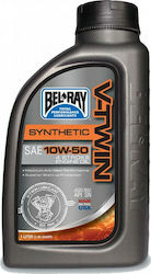 Bel-Ray V-Twin Synthetic Συνθετικό Λάδι Μοτοσυκλέτας για Τετράχρονους Κινητήρες 10W-50 1lt