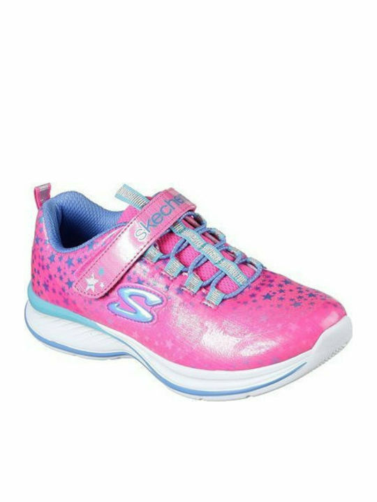 Jumpin Jams Cosmic Cutie Kids Sports Shoes Running with Hoop & Loop Closure Pink