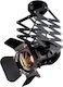 Elmark Cinema Single Spot with Socket E27 in Black Color