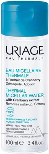 Uriage Thermal Micellar Water Ντεμακιγιάζ Προσώπου & Ματιών με Ενυδατική & Έλεγχο λιπαρότητας δράση 100ml