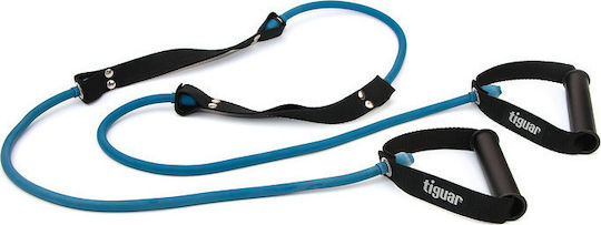 Tiguar Double Marine Resistance Band Gymtube Moderate with Handles Blue 2.15m