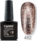Canni Platinum Ημιμόνιμο Βερνίκι Νυχιών 482 με Glitter 7.3ml