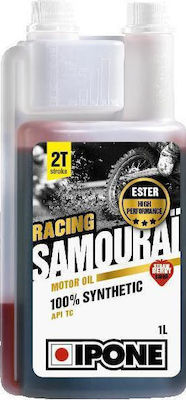 Ipone 2T Samourai Racing Synthetic Motorcycle Oil for Two-Stroke Engines 1lt