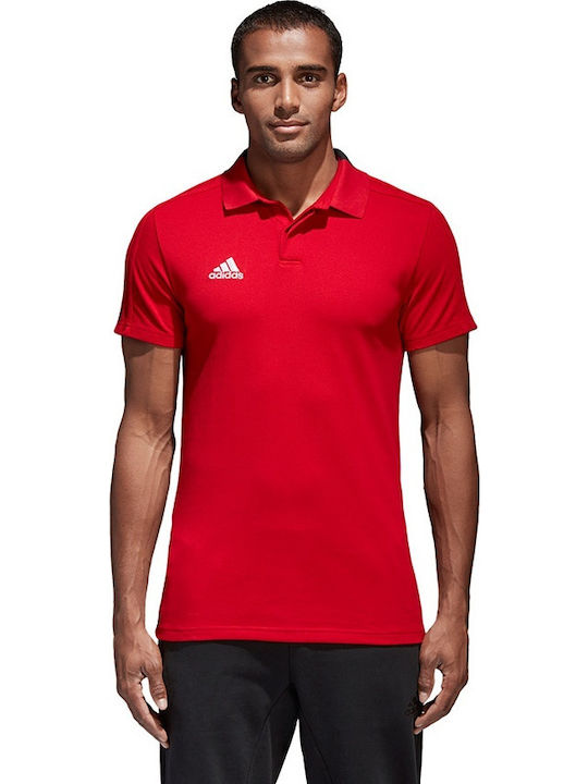 Adidas Condivo 18 Ανδρική Μπλούζα Polo Κοντομάνικη Κόκκινη