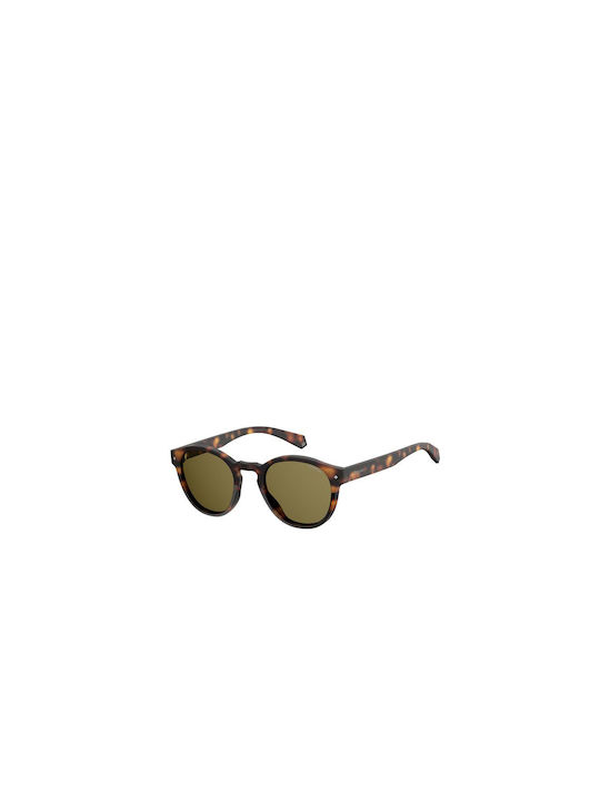 Polaroid Sunglasses with Brown Tartaruga Acetate Frame and Brown Polarized Lenses PLD 6042/S 086/SP