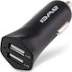 Awei Car Charger Black C-300 Total Intensity 2.4A with Ports: 2xUSB