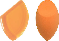 Real Techniques Synthetic Make Up Sponge Set for Foundation Expert Blending Duo 2pcs