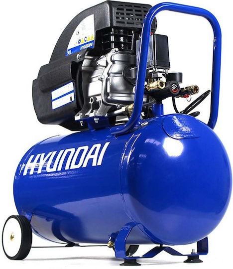 Hyundai H25L Single-Phase Air Compressors with Power 2hp and Airtank 25lt 67B02