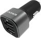 Romoss Rocket Power Handy-Autoladegerät 12W 2.4A Schnellladen mit 2xUSB-A Schwarz Farbe