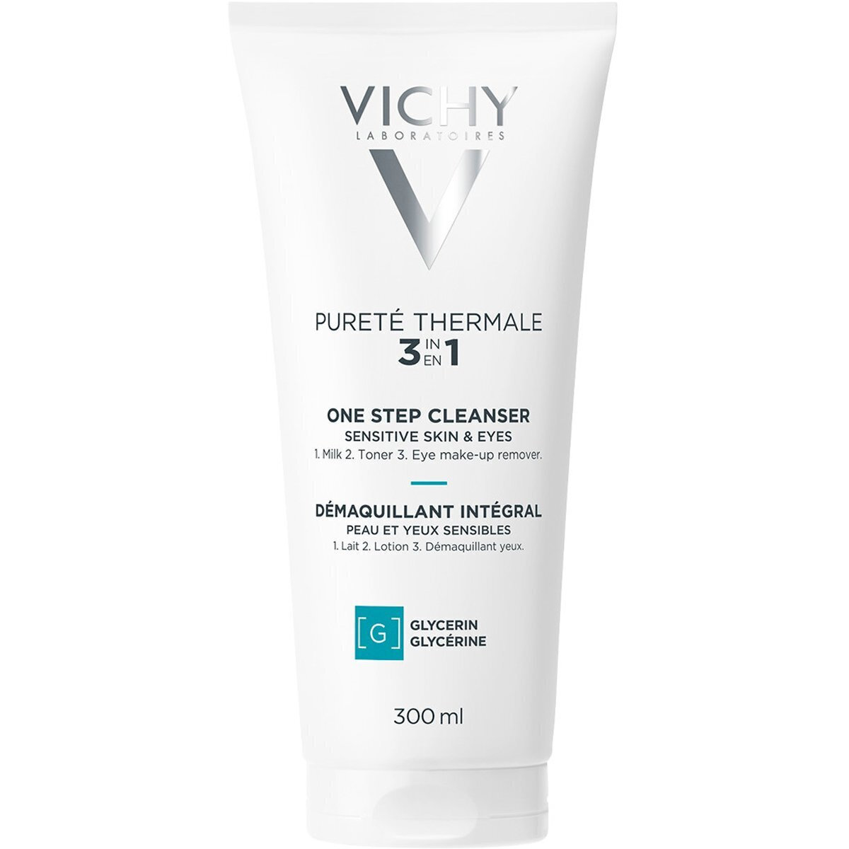 Vichy Purete Thermale 3 in 1 Γαλάκτωμα Αφαίρεσης Μακιγιάζ Προσώπου & Ματιών 300ml