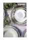 Espiel Runner with Lace Gray 50x180cm