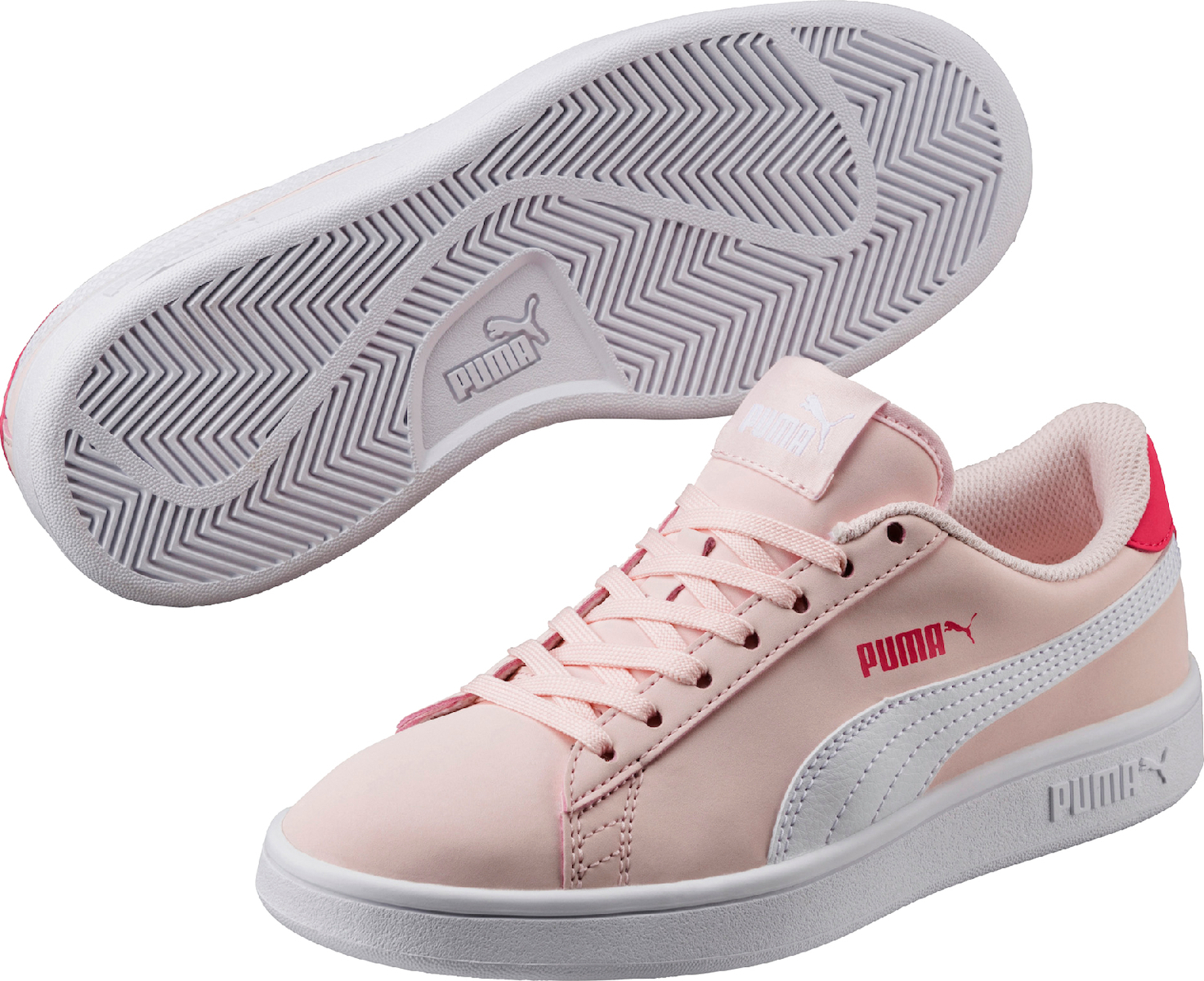 puma smash v2 buck white