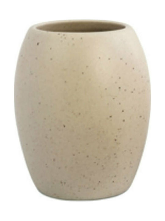 Dimitracas Dune 06781 Ceramic Cup Holder Countertop Beige