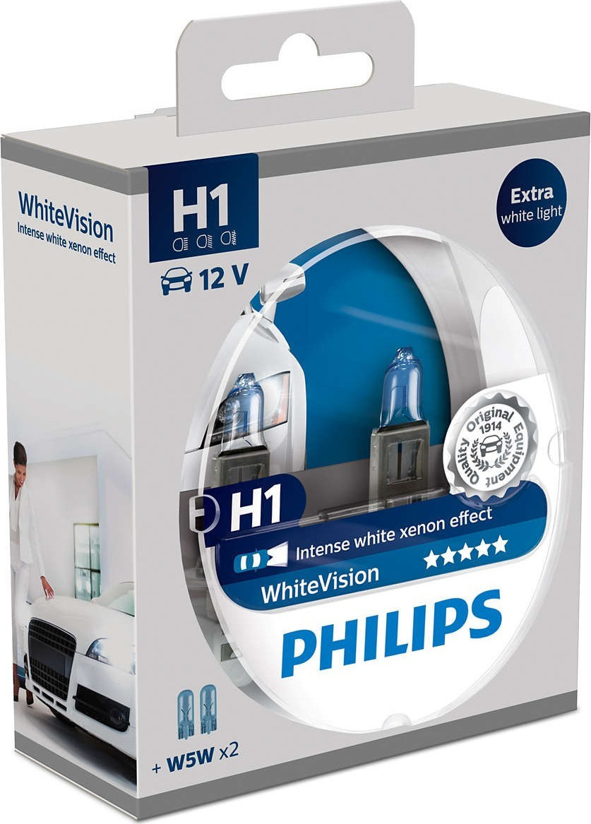 Philips  WhiteVision 12V 55W 3700K 2τμχ - Skroutz.gr