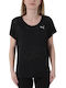 Puma Transition Burn Out Tee Αθλητικό Γυναικείο T-shirt Μαύρο