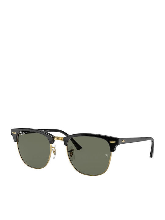 Ray Ban Clubmaster Unisex Γυαλιά Ηλίου με Μαύρο...