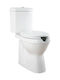 Tema Eco Toaletă accesibilă cu sistem de descărcare cu Capac Închidere lentă Albă