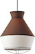 Aca Pendant Lamp E27 Brown