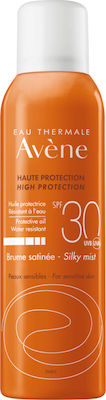 Avene Silky Waterproof Sunscreen Mist Face and Body SPF30 150ml