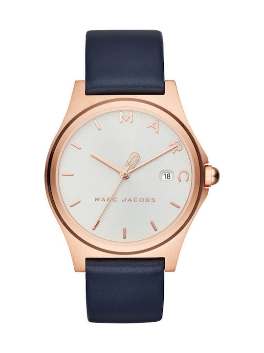 Marc Jacobs Watch with Blue Leather Strap MJ1609