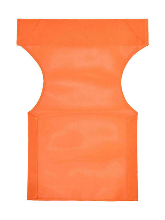 Pakketo Wasserdicht Regiestuhlbezug Orange 46x80cm.