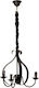 ARlight Pendant Light Suspension with Rope for Socket E14, E.14 Black