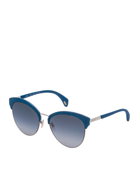 Police Women's Sunglasses with Blue Frame SPL61...