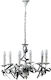 ARlight CW 2199/6 ΝΜ Kronleuchter 6xE14 Ø59cm mit Kerzen Gray 0104267
