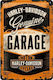 Nostalgic Art Sign Wall Decor made of Metallic Harley-davidson Garage 20x1x30cm 1pcs