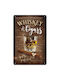 Nostalgic Art 3D Decorative Open Bar Whiskey Sign Handmade From Metal 20x1x20cm