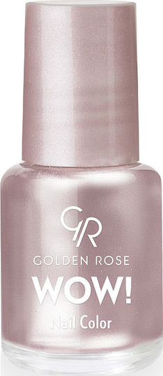 Golden Rose Wow! Glazed / Pearl Βερνίκι Νυχιών Ροζ 6ml