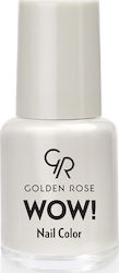 Golden Rose Wow! Glossy Βερνίκι Νυχιών Λευκό 6ml