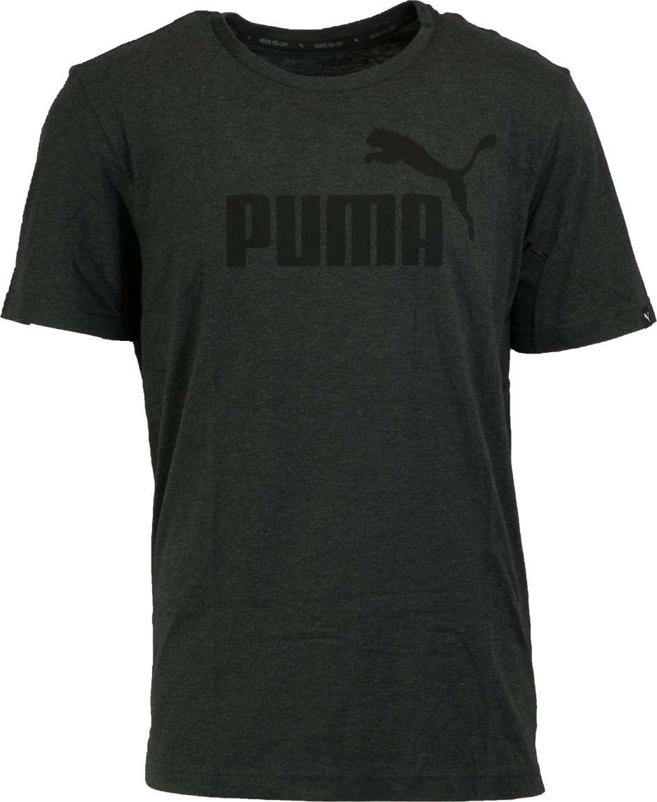 puma active logo heather tee