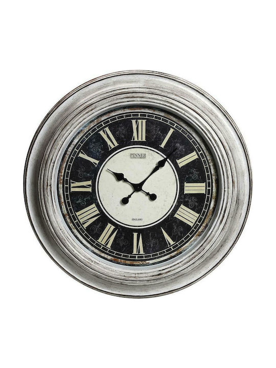 Espiel Antikes Wanduhr Kunststoff 76cm