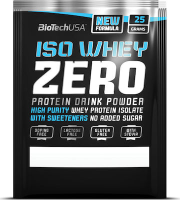 Biotech USA Iso Whey Zero Πρωτεΐνη Ορού Γάλακτος Χωρίς Γλουτένη & Λακτόζη με Γεύση Hazelnut Walnut 25gr