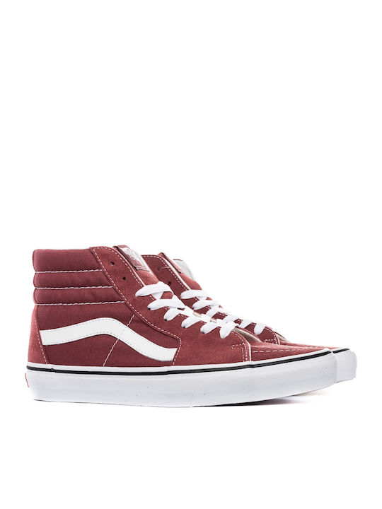 Vans SK8 Hi Bărbați Cizme Burgundy