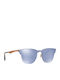 Ray Ban Blaze Clubmaster Unisex Sunglasses with Purple Frame and Purple Mirror Lens RB3576N 9039/1U