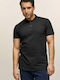 Bodymove 672-5096 Ανδρικό T-shirt Polo Μαύρο