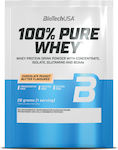 Biotech USA 100% Pure Whey Суроватъчна Протеин без глутен с Вкус на Шоколад и фъстъчено масло 28гр