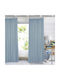 Das Home Κουρτίνα με Τρουκς 2182 Γαλάζια 450x260εκ.