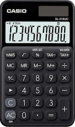 Casio SL-310UC Taschenrechner Buchhaltung Herrenuhren 10 Ziffern in Schwarz Farbe